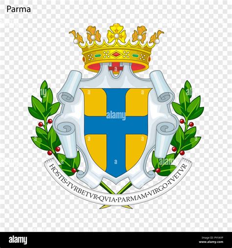 Emblem of Parma. City of Italy. Vector illustration Stock Vector Image ...