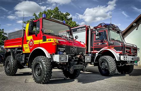 Unimog U Vorf Hrung Bei Der Freiwilligen Feuerwehr Weilheim