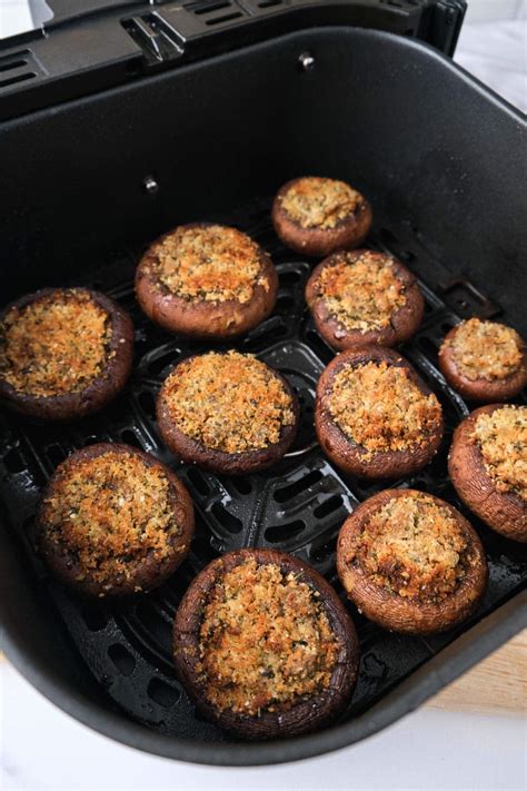 Air Fryer Stuffed Mushrooms - Simply Air Fryer