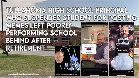 Tullahoma High School Principal Who Suspended Student For Posting Memes