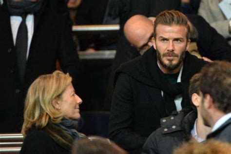 Vips Attend Psg Vs Chelsea David Beckham Attending The Uefa Champions