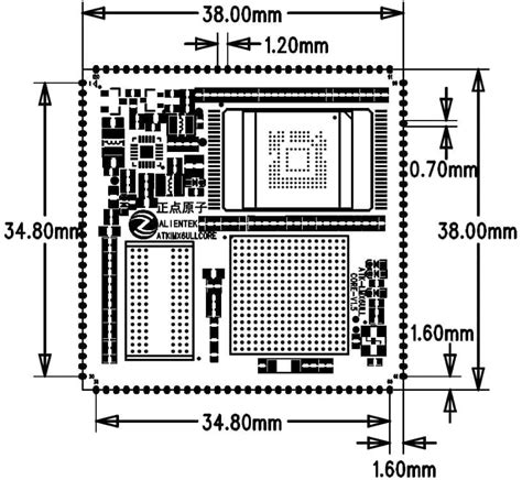 DSOM 060N NXP I MX 6ULL 시스템 온 모듈 SOM ARM Cortex A7 코어 보드