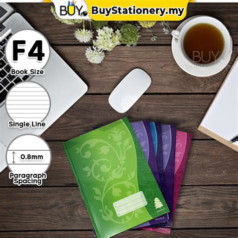 Greenhill F4 F5 Hard Cover Logbook Buku Log Foolscap Notebook 50gsm 120