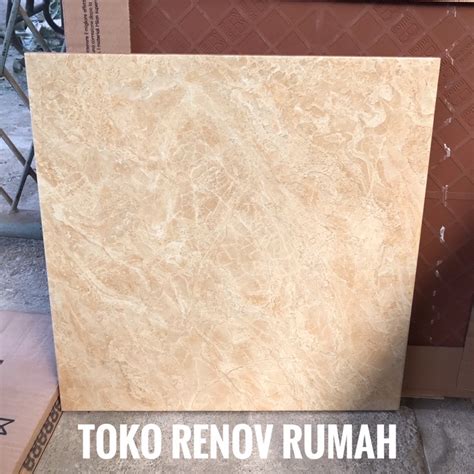 Jual Keramik Lantai X Cream Motif Marmer Mengkilap Keramik