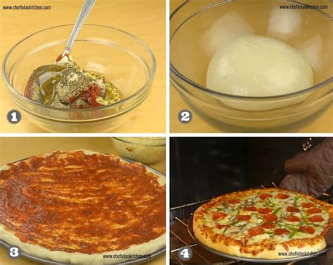 Homemade Pizza Recipe From Scratch Chef Lolas Kitchen