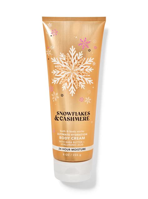 Bath And Body Works Snowflakes Cashmere Body Cream Fashionable