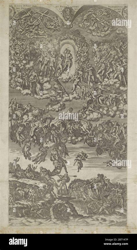 Laatste Oordeel The Fresco The Last Judgment By Michelangelo In The