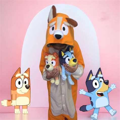 Bluey And Bingo Adult Kigurumi Cosplay Costume Christmas And Etsy Uk