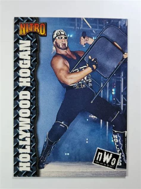 Carte À Collectionner Hollywood Hulk Hogan 1999 Topps Wcw Neuf Dans Son