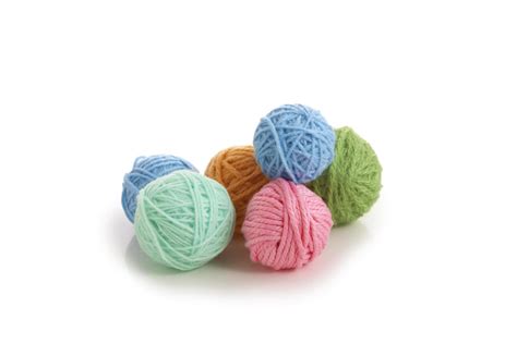 Color yarn ball on white background 3359610 Stock Photo at Vecteezy