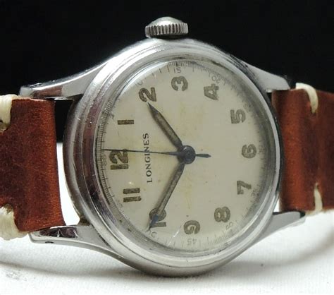 Vintage Longines Military 34mm Vintage Portfolio