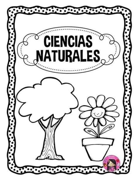 A Black And White Poster With The Words Ciencias Naturales In Spanish