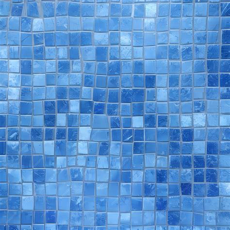 Premium Ai Image Blue Marble Mosaic Tile Texture Pattern Generated By Ai
