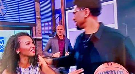 Malika Andrews Accuses Jalen Rose Of Putting Finger In Her Armpit