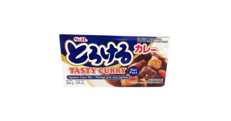 S B Japanese curry mix hot 辣味咖喱酱 200g