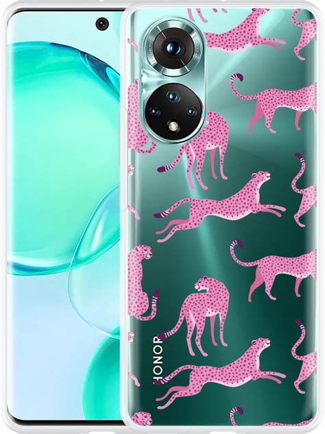 Honor Hoesje Roze Cheeta S Designed By Cazy Bol