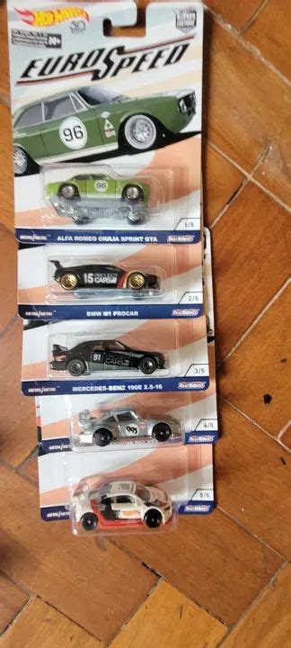 Hot Wheels Car Culture Euro Speed Set Completo 5 minis Hobbies e coleções Praça da