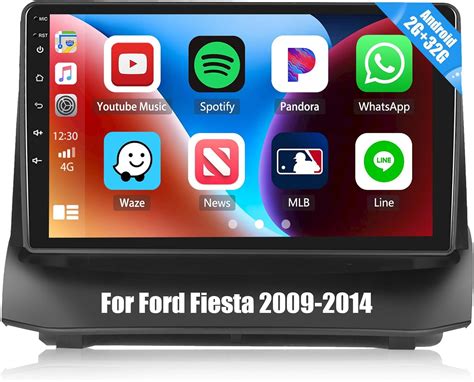 2G 32G CAMECHO Android 12 Radio De Coche GPS Para Ford Fiesta 2009 2014