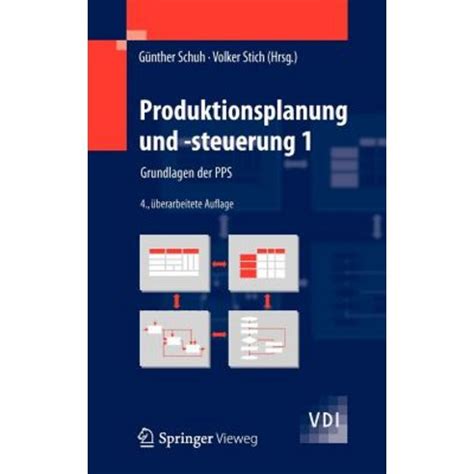 Produktionsplanung Und Steuerung 1 Grundlagen Der Pps Hardcover