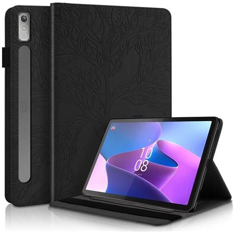 Wigento H Lle Aufstellbare Kunst Leder Tasche Baum Muster Lenovo Tab