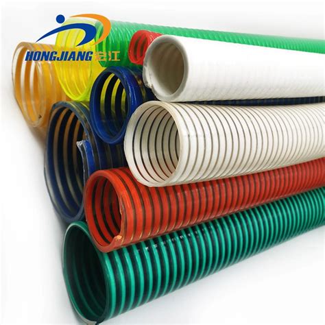 Flexible PVC Helix Spiral Oil Water Pump Suction Discharge Vacuum Pipe