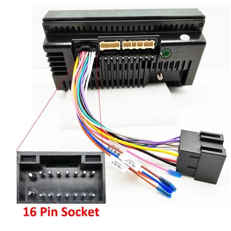 Câble de démarrage Adaptateur Autoradio iso Adaptateur de Câble 16