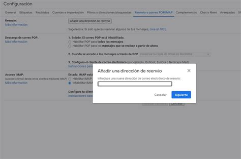 Herramientas para reenviar un correo en Gmail