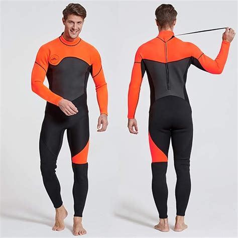 Herahq Traje De Neopreno De Mm Para Hombre C Lido Traje De Buceo