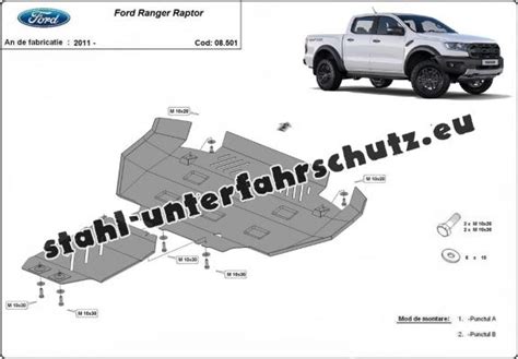 Stahl Unterfahrschutz für Ford Ranger Raptor