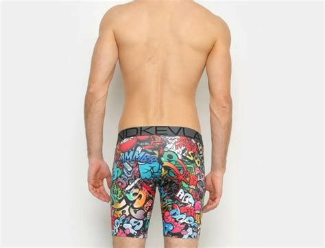 Cueca Boxer Long Leg Kevland Grafite