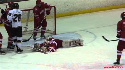 York Lions Men S Hockey Vs Concordia Stingers Highlights November