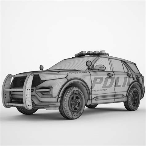 Ford Explorer 2020 Police 03 3d Model Turbosquid 1726486