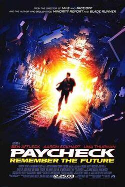 Paycheck (film) | Philip K. Dickipedia Wiki | Fandom