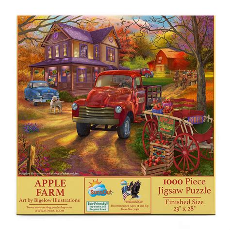 Apple Farm 1000 Pieces SunsOut Puzzle Warehouse