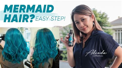 Cat Rambut Hijau Tosca Turquoise Mermaid Hair By Dinzy Hair YouTube