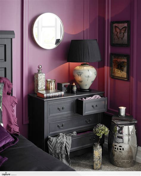 Dark Purple Bedroom Decorating Ideas | Shelly Lighting