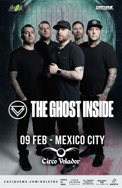 The Ghost Inside La leyenda del hardcore metalcore llega a México