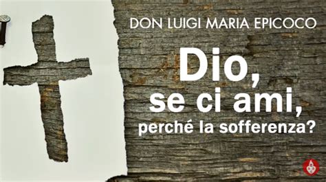 Dio Se Mi Ami Perché La Sofferenza Risponde Don Luigi Maria Epicoco