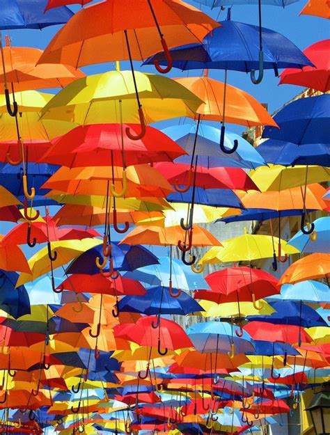 Top 29 Original Sculptures In Unexpected Places Colorful Umbrellas