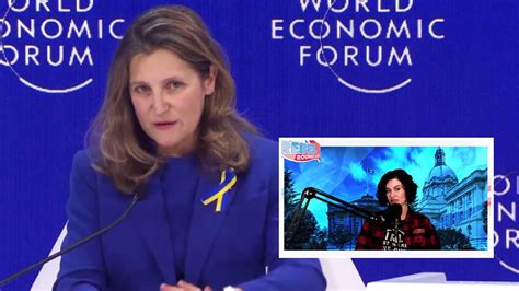 Chrystia Freeland Visits WEF To Brag About The Decarbonization That Is