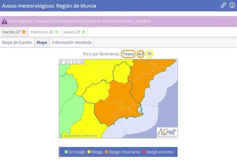 La Aemet Pide Prudencia Porque Todavía Se Está En Aviso Naranja Por Lluvias