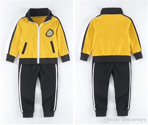 Jungen Mädchen Sportbekleidung Set Schulkinder Laufen Trainingsanzug