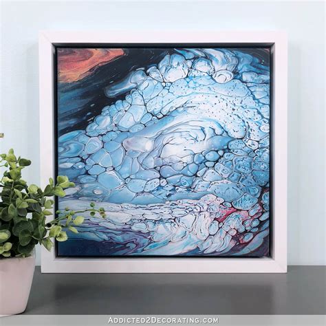 Cloud Effect Acrylic Pour Painting Plus A Super Cheap Alternative To