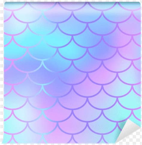 Cool Blue Fish Scale Pattern Vector Texture Mermaid Purple And Blue