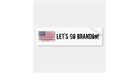 Lets Go Brandon Conservative Bumper Sticker Zazzle