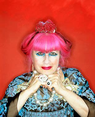 Zandra Rhodes Is A British Fashion Designer Who Was Originally Told Her