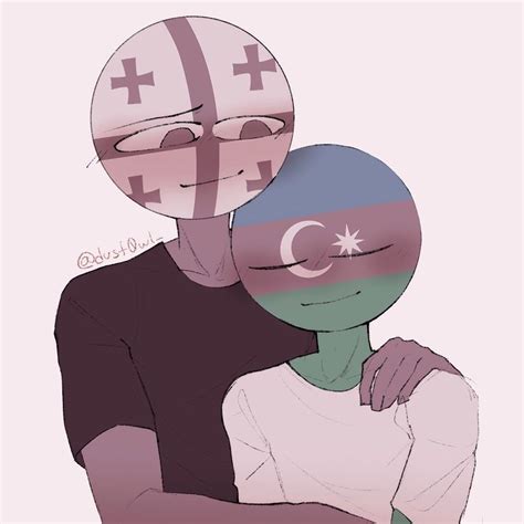 Azerbaijan And Georgia Countryhumans