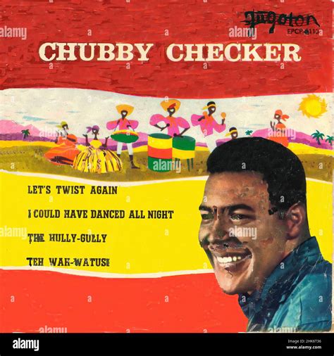 Vintage Vinyl Record Cover Checker Chubby Yug 1963 Stock Photo Alamy