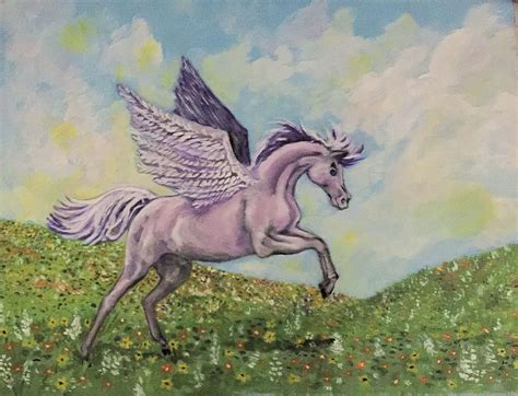 Pegasus Painting By Charme Curtin Fine Art America