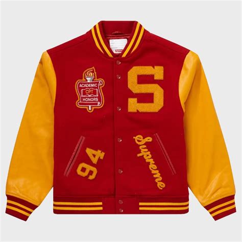 Unisex Supreme Team Varsity Jacket